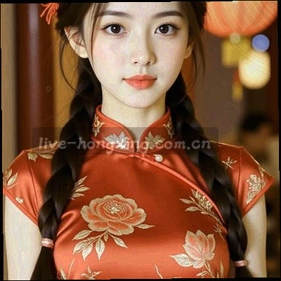 抽象的金色问号与红色花瓣组合